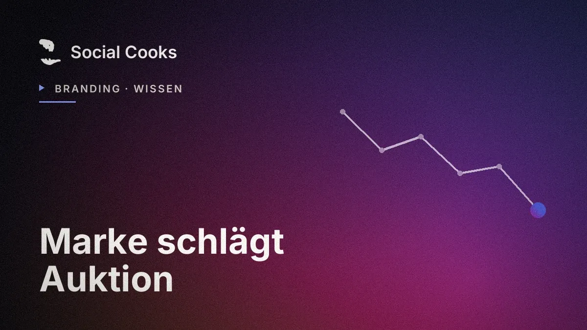 Beitragsbild: Marke schlägt Auktion: Warum Branding deine Performance-Kosten senkt
