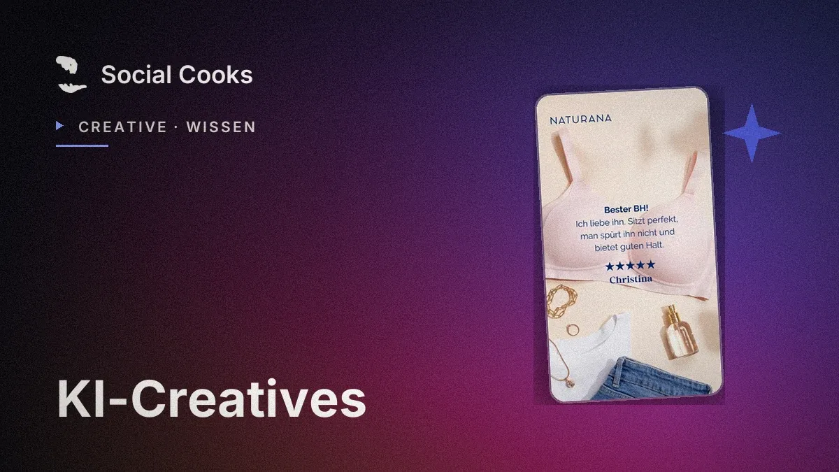 Beitragsbild: KI-Creatives für Meta & TikTok Ads: Wie viel die Maschine wirklich übernimmt