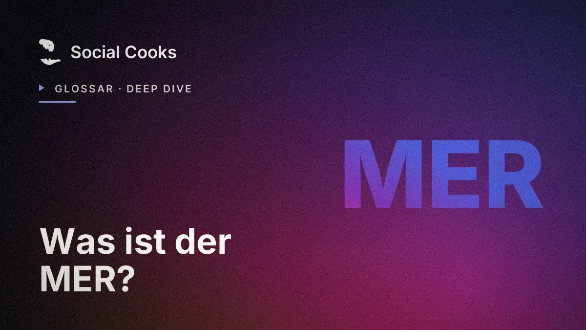Beitragsbild: Was ist der MER? Die Gesamtsicht, die dein Marketing ehrlich macht